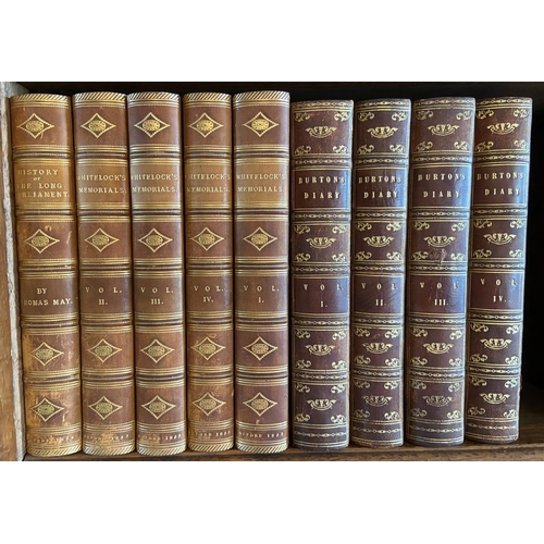 69 - Bindings:  Whitelock (Bulstrade) Memorials of the English Affairs, 4 vols. 8vo Oxford (Uni. Press) 1... 