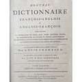 Chambaud (Louis) Nouveau Dictionnaire Francois - Anglois & Anglois - Francois, 2 vols. lg. 4to L... 