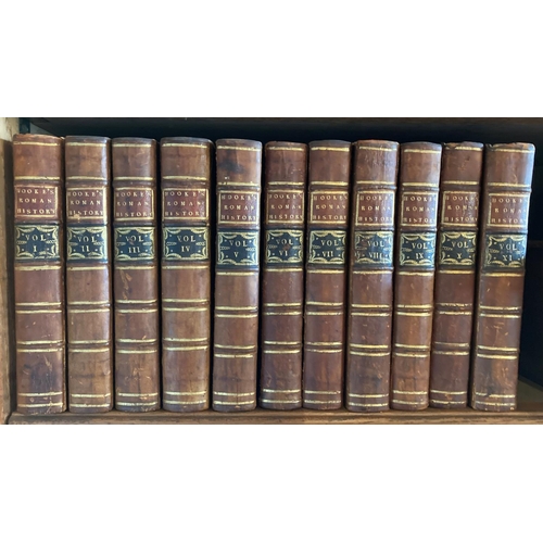 75 - Hooke (N.) The Roman History, From the Building of Rome to the Ruin of the Commonwealth, 11 vols., 8... 