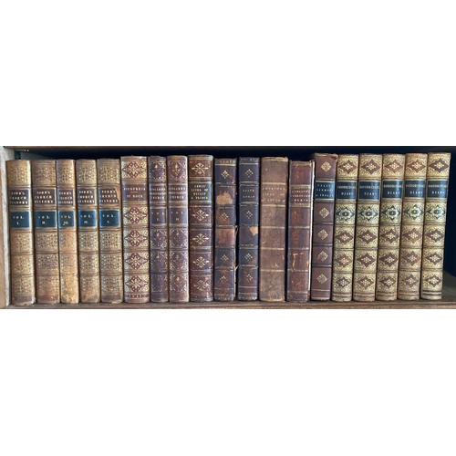 78 - Bindings:   The Correspondence and Diary of Philip Doddridge, D.D., 5 vols. L. 1820. Full catspaw ca... 