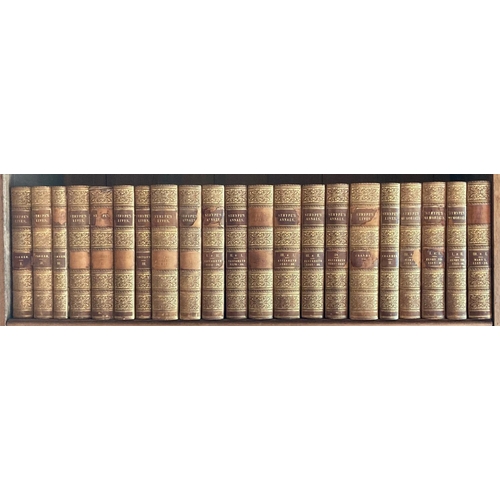 86 - Bindings:  Lingard (John) The History of England, 10 vols. roy 8vo L. 1883. Copyright Edn. red &... 