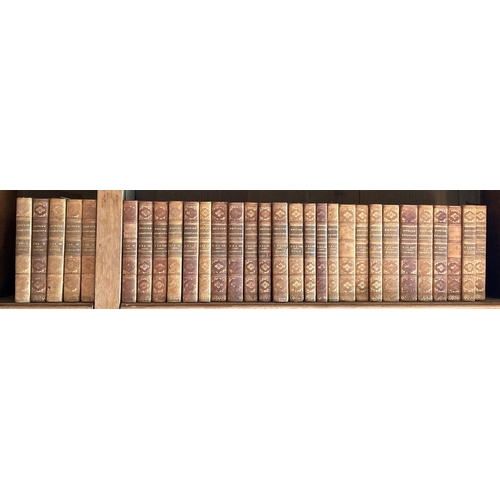 88 - Bindings:  Lynam (Rev. R.) The British Essayists: 30 vols. Sm. 8vo L. 1827. some engd. ports., cont.... 