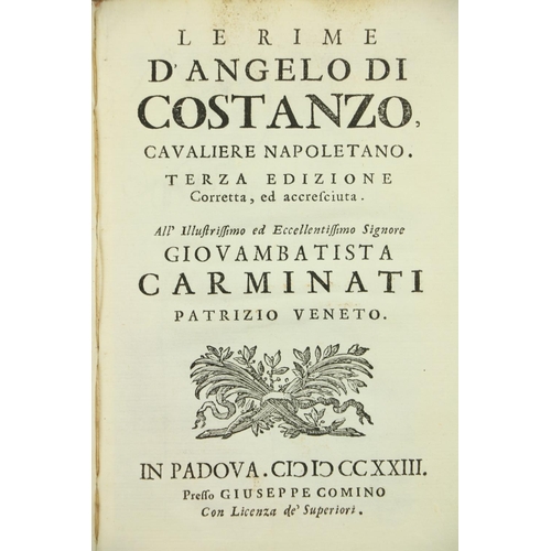 426 - Italian Poetry:   Il Saminiato Poema Giocoso del Dottore Ipolito Neri D'Empoli, Sm. 8vo Gelopoli 176... 