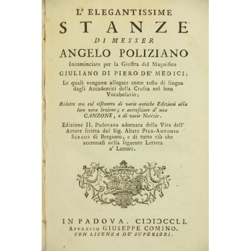 426 - Italian Poetry:   Il Saminiato Poema Giocoso del Dottore Ipolito Neri D'Empoli, Sm. 8vo Gelopoli 176... 