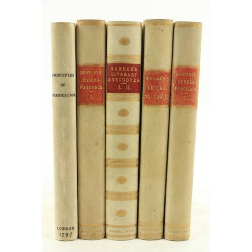 428 - [Tytler (Alex. Fraser, Lord Woodhquselee)] Essay on the Principles of Translation, 8vo Lond. 1797. S... 