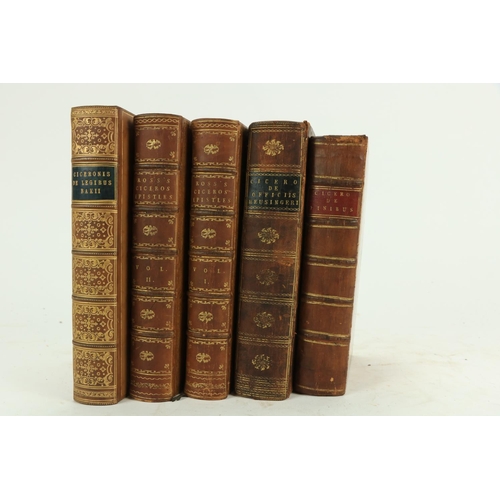 454 - Cicero:  Ross (John)ed. Merci Tulli Ciceronis Eistolarum ad Familiares Libri XVI, 2 vols. ... 