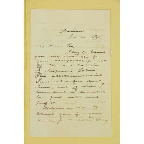 465 - Presentation Copy with Letter from Author Wordsworth (Christopher) Athens and Attica: Jour... 