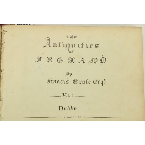 1041 - Engraved Plates: Grose (Francis) The Antiquities of Ireland, sm. oblong folio L. c. 1790. A collecti... 