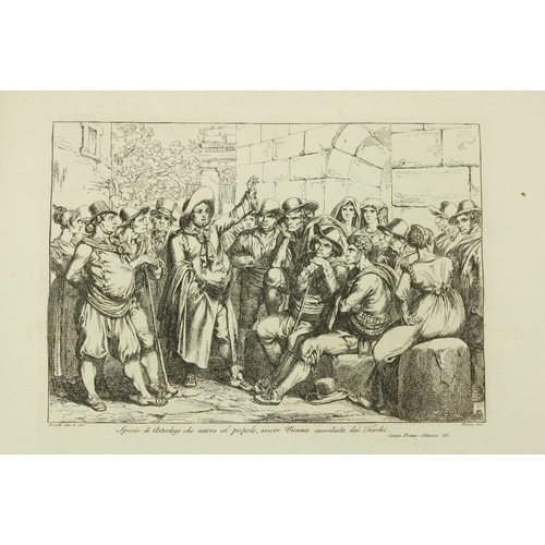 1060 - Engraved Plates:  Pinelli (Bartolomew) Il Meo Patacca O Vero Roma in Feste mei Trionfi di ... 