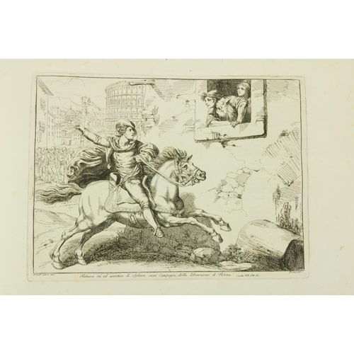 1060 - Engraved Plates:  Pinelli (Bartolomew) Il Meo Patacca O Vero Roma in Feste mei Trionfi di ... 