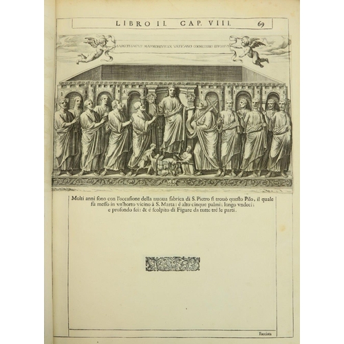 660 - Bosio (Antonio) Roma Sotteranea, Opera Postuma. Large thick folio Rome (Guglielmo Facciotti) 1632. l... 