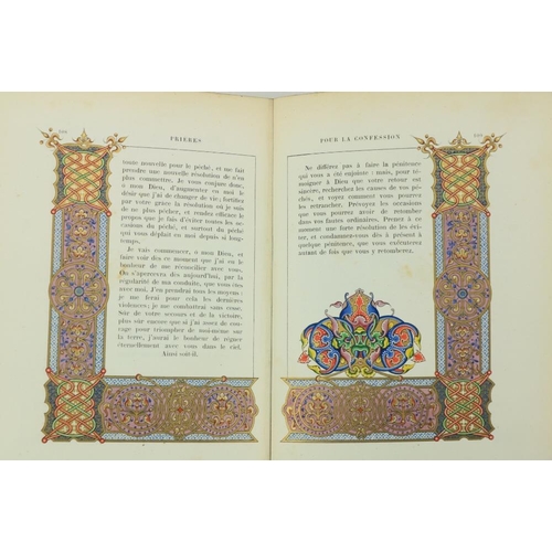 693 - Fine Bindings: Mathieu (B. Chas.) Livre de Prieres illustre a l'aide des Ornaments des Manuscripts, ... 