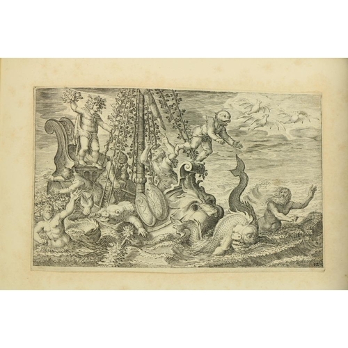 840 - Early Engravings:  Matham (Jacob) Bacchus as the God of Wine, A bound collection of 12 (nu... 