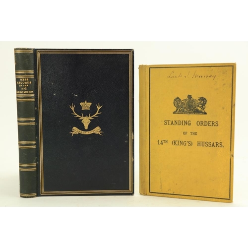 845 - Military:  Murray (R.H.) Col. ed. Rules and records of The Officers' Mess 72nd Regiment Duke of Alba... 