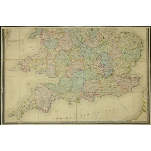 846 - Maps:  Wyld (Jas.) A New Map of England an Wales, Projected upon the Trigonometrical Operations made... 