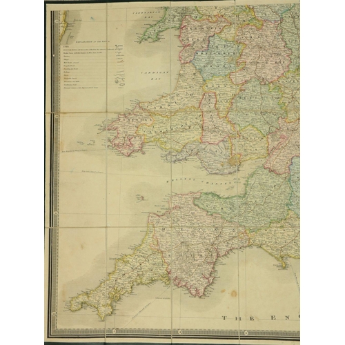 846 - Maps:  Wyld (Jas.) A New Map of England an Wales, Projected upon the Trigonometrical Operations made... 