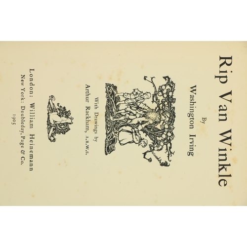 869 - Rackham (Arthur) Illus: Irving (Washington) Rip Van Winkle, 4to Lond. & N.Y. 1905. First Trade E... 