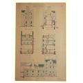 Sir Edward L. Lutyens 1869 - 1944Howth Castle Plans: A Series of 10Prototype Architect Drawings andS... 