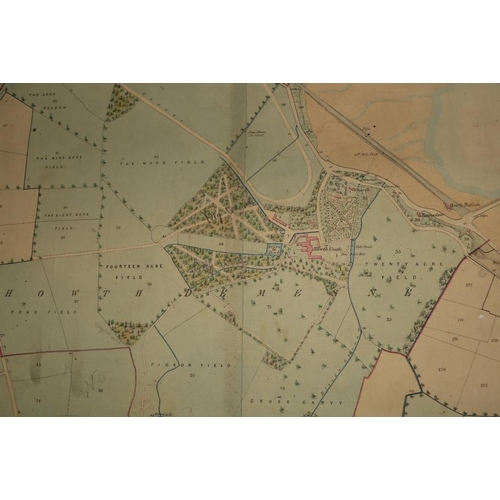 936 - Irish Map:  Map of the Howth Estate of the Right Honorable the Earl of Howth, situate in the Ba... 