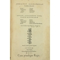 Editio Princeps Appian: Appianou Alexandreos Romaikon. Appiani Alexandrini Romanorum Historiarum, La... 