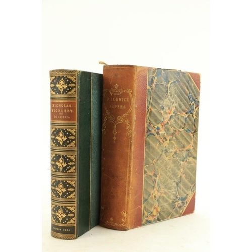 854 - Dickens (Charles) The Life and Adventures of Nicholas Nickleby, 8vo Lond. (Chapman & Hall) 1839.... 