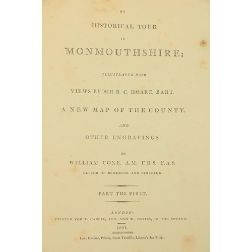 866 - Coxe (Wm.) An Historical Tour in Monmouthsire, Illustrated with Views by Sir R.C. Hoare, Bart... In ... 