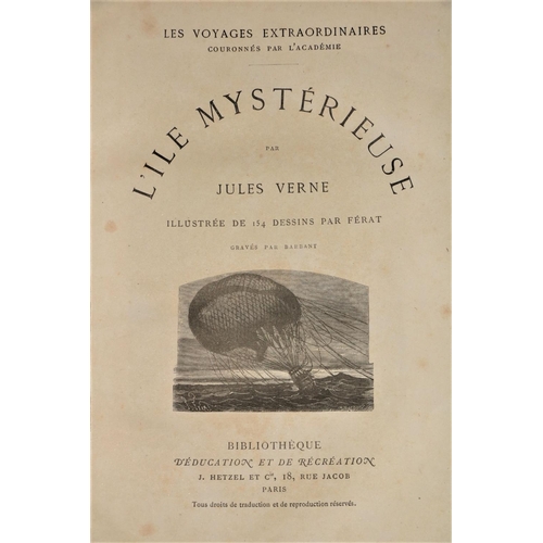 625 - Verne (Jules) Cinq Semaines en Ballon, Voyage de Decouvertes en Afrique, Par Trois Anglais.&nbs... 