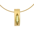 JMK Goldsmiths - Gold PendantA unique 18ct yellow gold Pendant of an elegant and contemporary design... 