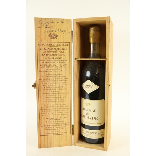 Armagnac: Chateau de Laubade 1974, Bas Armagnac, in original