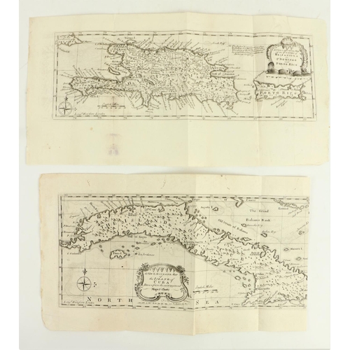 753 - Maps: Kitchen (T.) A collection of five folding miniature Maps, including:* A New and Accurate Map o... 