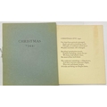 Cuala Press:  Brindley (Louis H.) Christmas Eve 1940, 12mo, D. (Cuala) 1940, 8pps, (no wrappers); Ch... 