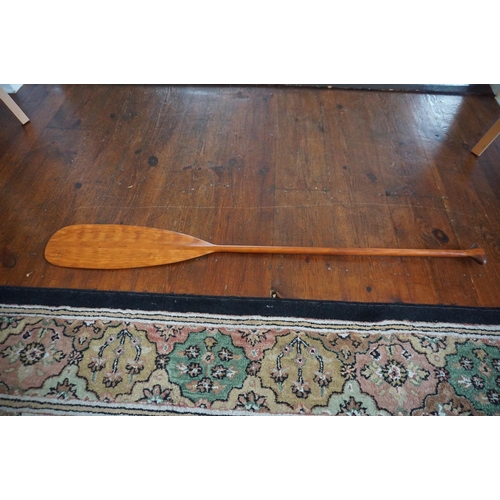 105 - Eric Phillips Handcrafted Wooden Paddle, 2021, Beavertail Cherry Paddle, 1.5 meter length.... 