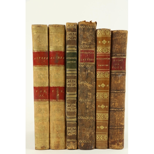 13 - Poetry etc:  Cottle (Jos.)  Alfred: An Epic Poem,  2 vols. 12mo L. 1804. Se... 