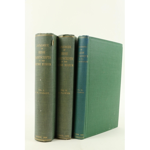 39 - O'Grady (Standish) & Flower (Robin) Catalogue of Irish Manuscripts in the British Museum, 3... 