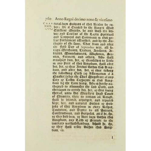 66 - Dublin Act: An Act for Naturalizing such Foreign Merchants, Traders, Artificers, Artisans, Manufactu... 