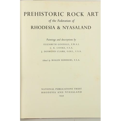 67 - Art: Goodall (Eliz.), Cooke (C.K.) & Clarke (J. Desmond) Prehistoric Rock Art of the Federation ... 