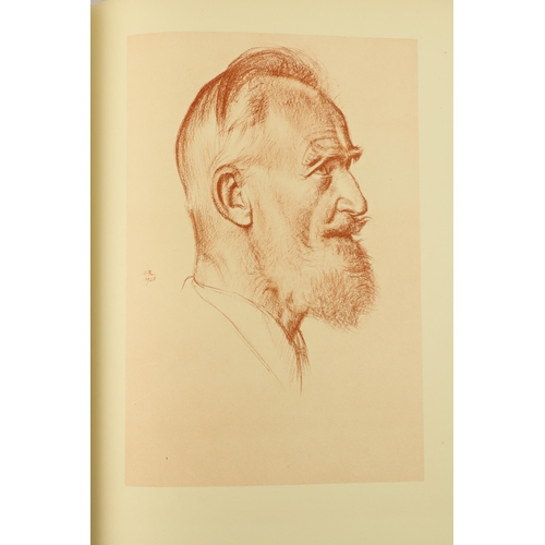 69 - Rothenstein (Wm.) Twelve Portraits, lg. folio. L. 1929. First Edn., 12 ports includ. ... 