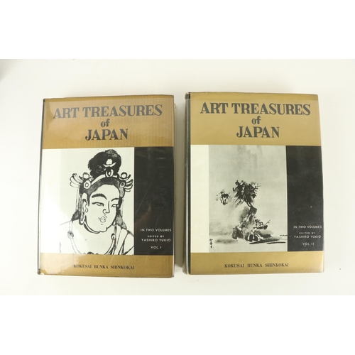 70 - Japan:  Yukio (Yashiro) Art Treasures of Japan, 2 vols. lg. folio Tokyo (Kokusai Bunka Shi... 