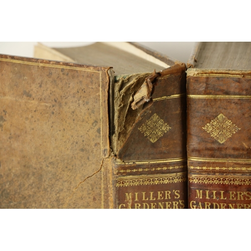 71 - Miller (Philip) The Gardener's and Botanists Dictionary, 2 vols. in 4, large folio L. 1807., 20 full... 