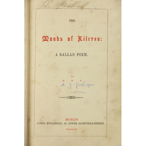 84 - 19th Century Irish Poetry: Gallwey (Thos.) The Geraldine's Bride, A Metrical Tale, 12mo D. 1871... 