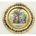 An attractive hand painted Continental Dish, 