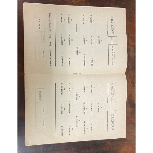 686A - 1960 Leinster Hurling FinalG.A.A. - Hurling 1963, Leinster Hurling Final Official Programme - Kilken... 