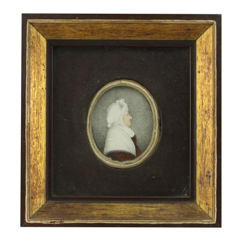 804 - Early 19th Century Irish School Miniature: A very good Profile miniature, 