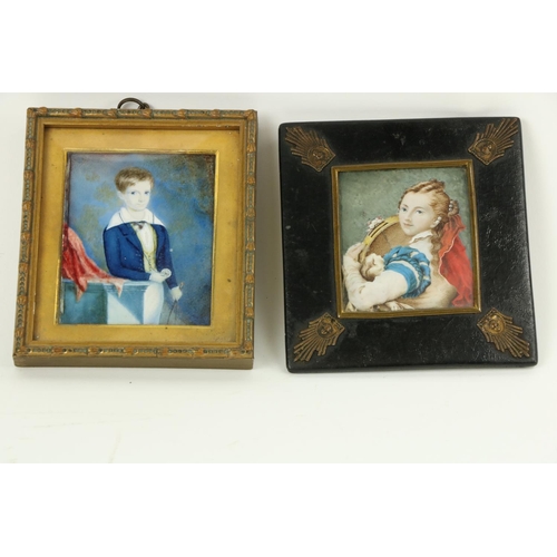 828 - Late 18th CenturyPortrait Miniature 