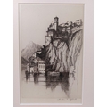 Andrew F. Affleck  R.A., R.S.A. (1869 - 1935)A set of 4 Etchings depicting European Scenes, Signed b... 