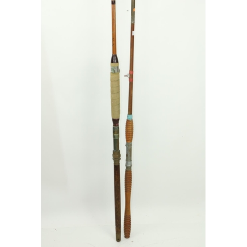 69 - A Palakina No. 3 Saltwater 1st Curve Fishing Rod, and another similar, as a lot, w.a.f. (2)... 