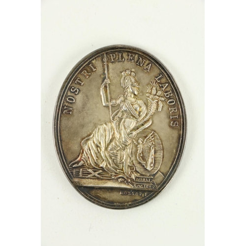 648 - A Royal Dublin Society silver Medal, for small Hunter Mare; together with another Medal Owners Assoc... 