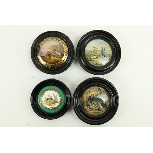 840 - A pair of 19th Century Prattware Pot Lids, 