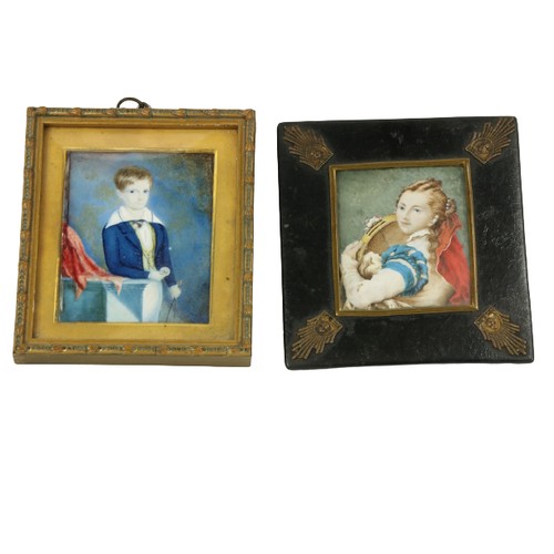 828 - Late 18th CenturyPortrait Miniature 