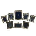 A collection of 6 silver mounted Photograph Frames, including one pair and two silver plated ditto. ... 